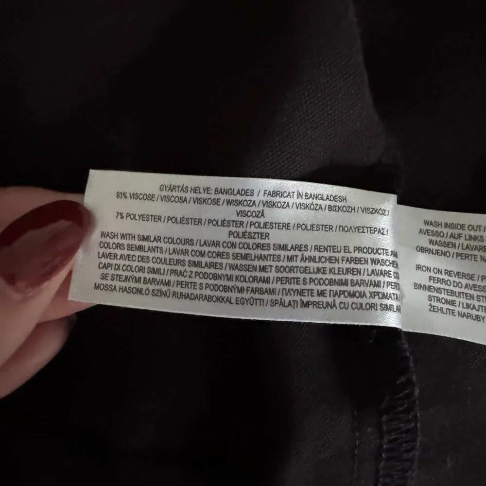 Primark | EUC Oversized Relaxed Fit Blazer Jacket in Black Size 8